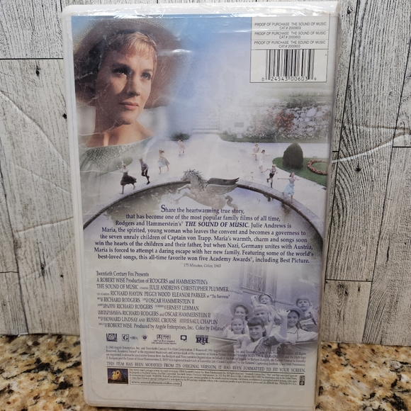 The Sound of Music VHS Clamshell Julie Andrews Clamshell New Sealed - Picture 4 of 6